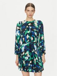 DKNY Sukienka koktajlowa DD4JYD78 Kolorowy Regular Fit. Sukienki DKNY, bez wzorów, z syntetyku, wizytowe, bez kołnierzyka, bez ramiączek. Za 409.99 zł.