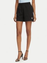 HUGO Szorty sportowe Ninosta 50536943 Czarny Relaxed Fit. Czarne szorty sportowe Hugo, bez wzorów, z bawełny. Za 349.99 zł.