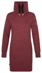 Damska sportowa sukienka-bluza Loap Ebunka różowa. Czerwone bluzy bez kaptura ÀLG, s, bez wzorów, z bawełny, bez kaptura, trekkingowe. Za 184.99 zł.