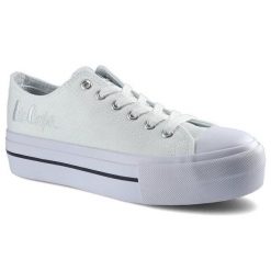 Białe Trampki Lee Cooper Damskie Buty Wygodne. Białe trampki Lee Cooper, bez wzorów, bez zapięcia. Za 79.00 zł.