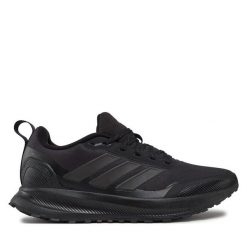 Buty do biegania adidas. Czarne buty do biegania adidas, bez wzorów, bez zapięcia, do biegania. Za 279.99 zł.