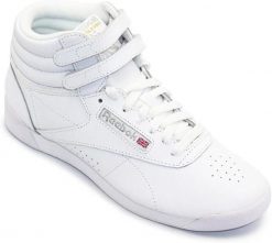 Buty do chodzenia damskie Reebok Princess. Białe buty treningowe Reebok, bez wzorów, z jeansu, bez zapięcia, trekkingowe, Reebok Princess. Za 289.00 zł.