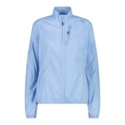 Damska wiatrówka CMP. Niebieskie kurtki przejściowe sportowe CMP, bez wzorów, z softshellu, bez kaptura, trekkingowe. Za 274.00 zł.
