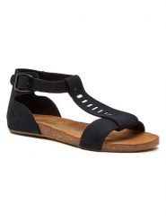 Comfortfusse Skórzane sandały w kolorze antracytowym rozmiar: 37. Czarne sandały Comfortfüße, bez wzorów, ze skóry, klasyczne, z otwartym noskiem, bez obcasa, bez zapięcia. Za 239.99 zł.