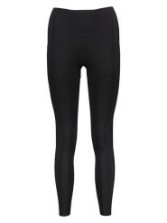 4F Legginsy sportowe w kolorze czarnym rozmiar: M. Czarne legginsy 4f, bez wzorów, z materiału, sportowe. Za 91.56 zł.