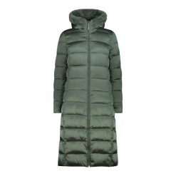 Płaszcz damski turystyczne CMP 34K0046F. Zielone płaszcze CMP, l, bez wzorów, sportowe, bez kaptura. Za 559.00 zł.