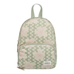 Bardzo mały plecak dla Kobiety ALWAYS CORE CANVAS. Zielone plecaki Roxy, bez wzorów, z bawełny, bez dodatków. Za 139.99 zł.