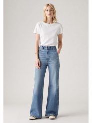 Levi's Dżinsy - Comfort fit - w kolorze niebieskim rozmiar: W24/L32. Niebieskie jeansy Levi's, l, z aplikacjami, z podwyższonym stanem. Za 231.68 zł.