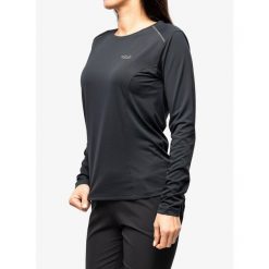 Bluza damska Rab Force LS Tee. Szare bluzy RAB, na zimę, l, bez wzorów, bez kaptura, narciarskie. Za 195.99 zł.