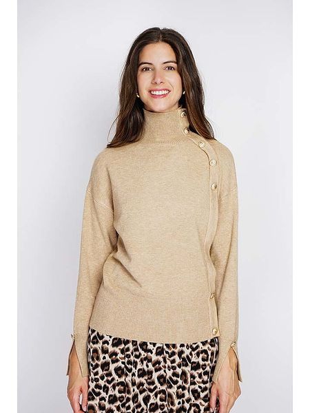 William de Faye Golf w kolorze beżowym rozmiar: 38. Brązowe swetry William de Faye, bez wzorów, z kaszmiru, klasyczne, bez ramiączek. Za 130.99 zł.