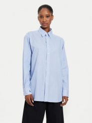 Polo Ralph Lauren Koszula 211891423001 Niebieski Oversize. Niebieskie koszule Polo Ralph Lauren, xl, bez wzorów, z bawełny, bez kołnierzyka, bez ramiączek. Za 449.99 zł.
