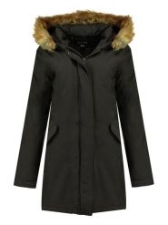 Canadian Peak Płaszcz zimowy "Dinastipeak" w kolorze ciemnoszarym rozmiar: XXL. Szare płaszcze Canadian Peak, na zimę, xxl, bez wzorów, z puchu, bez kaptura. Za 276.05 zł.