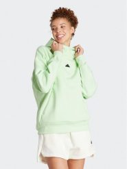 Adidas Bluza Z.N.E. IS3905 Zielony Loose Fit. Zielone bluzy adidas, m, bez wzorów, z bawełny, bez ramiączek, bez kaptura. Za 429.99 zł.