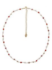 U.S. Polo Assn. Pozłacany naszyjnik - dł. 36,5 cm rozmiar: onesize. Brązowe naszyjniki U.S. Polo Assn., z materiału, z agatem, pozłacane. Za 86.99 zł.