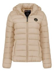 Canadian Peak Kurtka pikowana "Atikamapeak" w kolorze beżowym rozmiar: XL. Brązowe kurtki Canadian Peak, xl, bez wzorów, bez kaptura. Za 166.88 zł.