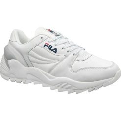 Damskie Buty Sportowe Orbit Low. Białe buty treningowe Fila, bez wzorów, z materiału, bez zapięcia, trekkingowe. Za 365.99 zł.