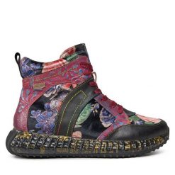 Botki Laura Vita. Czarne botki LAURA VITA, bez wzorów, bez obcasa, na płaskiej podeszwie, bez zapięcia. Za 309.99 zł.