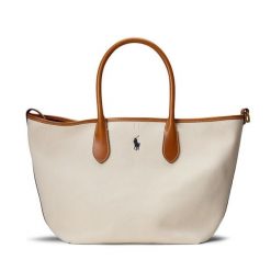 Torebka Polo Ralph Lauren. Brązowe torebki klasyczne Polo Ralph Lauren, bez wzorów, klasyczne, bez dodatków. Za 1,799.00 zł.