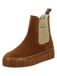 GANT Footwear Skórzane sztyblety "Snowmont" w kolorze jasnobrązowym rozmiar: 39. Brązowe buty sportowe lifestyle GANT Footwear, bez wzorów, sportowe, bez zapięcia. Za 356.78 zł.