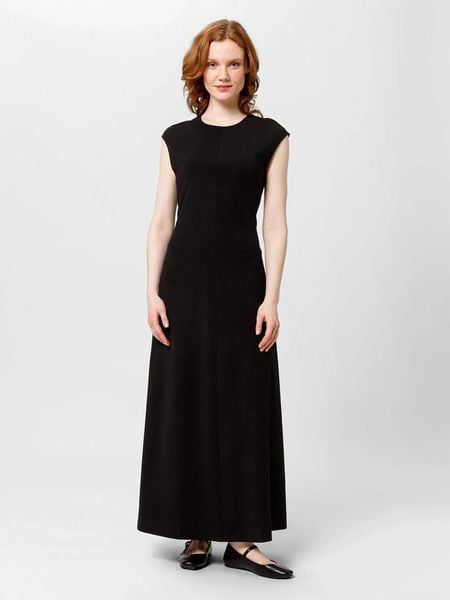 Les Lunes Sukienka "Serenaa" w kolorze czarnym rozmiar: XS. Czarne sukienki Les Lunes, xs, bez wzorów, bez kołnierzyka, bez ramiączek, maxi, rozkloszowane. Za 260.99 zł.