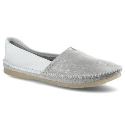 Białe Baleriny Maciejka Damskie Stylowe Półbuty. Białe półbuty wsuwane Maciejka, na lato, bez wzorów, ze skóry, eleganckie, bez obcasa. Za 239.00 zł.