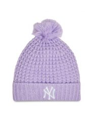 New Era Czapka Wmns Cosy Pom 60364287 Fioletowy. Fioletowe czapki zimowe New Era, bez wzorów, z materiału. Za 169.99 zł.
