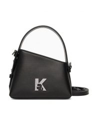 Karl Lagerfeld Jeans Torebka A3W30289 Czarny. Czarne torebki klasyczne Karl Lagerfeld Jeans, bez wzorów, z jeansu, bez dodatków. Za 449.99 zł.