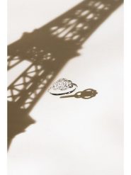 CARATELLI Złoty pierścionek "Infini" z diamentami rozmiar: 54. Szare pierścionki CARATELLI, z diamentem, złote. Za 1,165.99 zł.