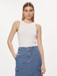 Levi's® Top Dreamy A7326-0001 Biały Slim Fit. Białe topy s, bez wzorów, bez kołnierzyka, bez ramiączek. Za 69.99 zł.
