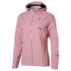Damska kurtka z kapturem Mizuno 20K. Czerwone kurtki do biegania Mizuno, s, bez wzorów, z tkaniny, z kapturem, do biegania. Za 659.99 zł.