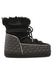 MICHAEL Michael Kors Śniegowce Zelda Bootie 40F2ZMFE5D Czarny. Czarne śniegowce MICHAEL Michael Kors, bez wzorów, z materiału, bez zapięcia. Za 2,109.00 zł.