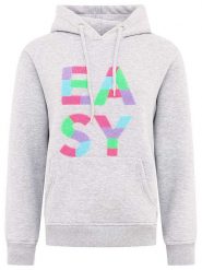 Zwillingsherz Bluza "EASY" w kolorze szarym rozmiar: L/XL. Szare bluzy Zwillingsherz, l, z aplikacjami, bez ramiączek, z kapturem. Za 198.56 zł.