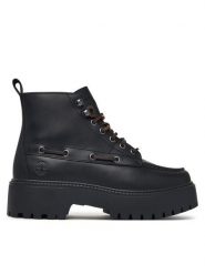 Timberland Trzewiki Stone Street TB0A27YZW021 Czarny. Czarne botki Timberland, bez wzorów, ze skóry, street, bez obcasa, na płaskiej podeszwie, bez zapięcia. Za 779.99 zł.
