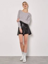 Apricot Sweter w kolorze szarym rozmiar: M. Szare swetry Apricot, m, bez wzorów, bez ramiączek. Za 114.44 zł.