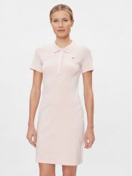 Tommy Hilfiger Sukienka codzienna 1985 WW0WW37853 Różowy Slim Fit. Czerwone sukienki Tommy Hilfiger, na co dzień, l, bez wzorów, z bawełny, bez kołnierzyka, bez ramiączek, proste. Za 359.99 zł.