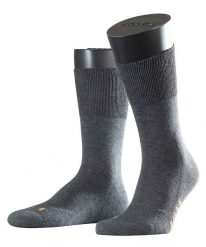 Skarpety Falke Run. Szare skarpetki Falke, bez wzorów, z bawełny. Za 119.50 zł.