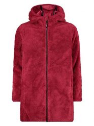 CMP Parka pluszowa w kolorze czerwonym rozmiar: 128. Czerwone płaszcze CMP, bez wzorów, bez kaptura. Za 109.26 zł.