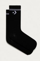 Converse Skarpetki (2-pack) kolor czarny. Czarne skarpetki Converse, bez wzorów. Za 49.99 zł.