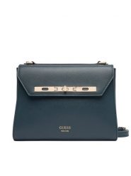 Guess Torebka HWAMGP L5476 Zielony. Zielone listonoszki Guess, z aplikacjami, ze skóry, bez dodatków. Za 1,699.00 zł.