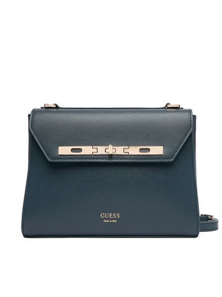 Guess Torebka HWAMGP L5476 Zielony. Zielone listonoszki Guess, z aplikacjami, ze skóry, bez dodatków. Za 939.99 zł.