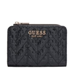Portfel Guess. Czarne portfele Guess, z aplikacjami. Za 264.99 zł.