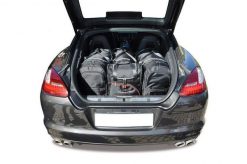 Torby Do Bagażnika Porsche Panamera 2010-2016 4Szt Kjust. Czarne torby podróżne KJUST, bez wzorów, z kauczuku. Za 1,207.00 zł.