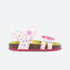 Sandały AGATHA RUIZ DE LA PRADA 242937A Biały. Białe sandały Agatha Ruiz de la Prada, bez wzorów, z syntetyku, bez obcasa, bez zapięcia. Za 186.82 zł.