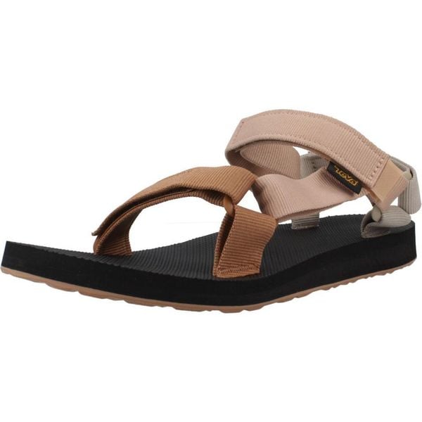 Sandały TEVA SANDALIA W ORIGINAL UNIVE Wielokolorowy. Brązowe sandały Teva, bez wzorów, z materiału, klasyczne, bez obcasa, bez zapięcia. Za 219.99 zł.