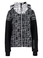 Cmp Kurtka narciarska w kolorze czarno-białym rozmiar: 48. Czarne kurtki narciarskie CMP, bez wzorów, z tkaniny, bez kaptura, narciarskie. Za 273.59 zł.