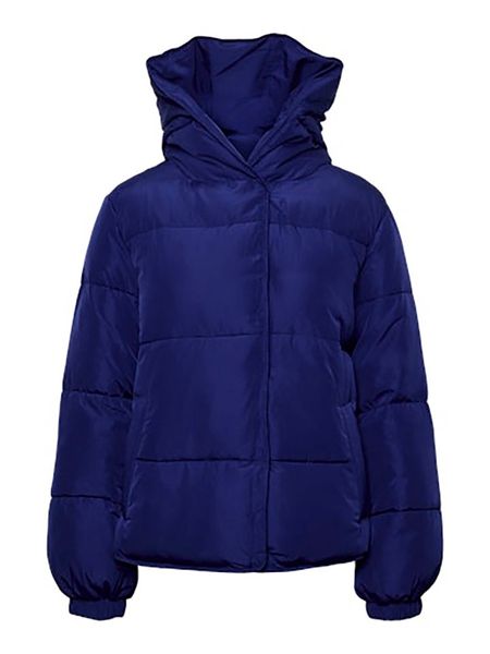 Pieces Kurtka pikowana w kolorze niebieskim rozmiar: S. Niebieskie kurtki Pieces, s, bez wzorów, bez kaptura. Za 105.63 zł.