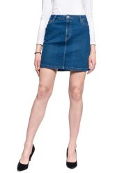 LEE A LINE ZIP SKIRT DAMSKA SPÓDNICA JEANSOWA L38FLTYM 112108157. Spódnice Lee, l, bez wzorów, z jeansu. Za 159.99 zł.
