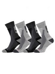 Skarpety trekkingowe Coolmax® do łydki 4 pary – Szary. Szare skarpetki XTREME SOCKSWEAR, bez wzorów, z bawełny. Za 173.56 zł.