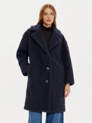 Guess Płaszcz zimowy Berenice W4BL10 WGHS0 Granatowy Regular Fit. Niebieskie płaszcze Guess, na zimę, m, z aplikacjami, z syntetyku, bez kaptura. Za 1,099.00 zł.