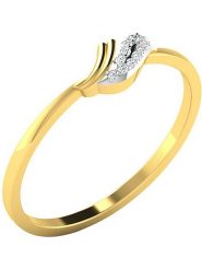 Vittoria Jewels Złoty pierścionek z diamentami rozmiar: 54. Żółte pierścionki Vittoria Jewels, z diamentem, złote. Za 397.17 zł.